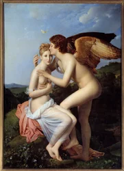Psique e o Amor, pintura de François Gérard (1770-1837), 1798, H. 1,86 x 1,32 m