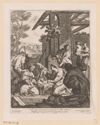 Nascimento de Cristo
Hic peperit patrem genitrix (...) (título sobre o objecto)