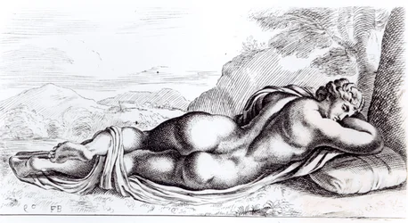 Hermafrodita nos Jardins Borghese, c.1653