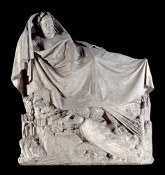 O imperador Napoleão I (1769-1821) despertando para a imortalidade. Escultura em gesso de François Rude (1784-1855), 1842, Paris, Museu d