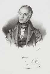 Retrato do político François Pierre Guillaume Guizot