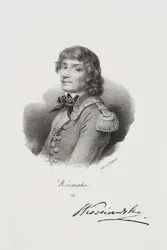 Retrato do combatente pela liberdade Tadeusz Kościuszko