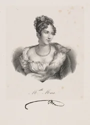Retrato da senhorita Mars (pseudónimo de Anne Françoise Hyppolyte Boutet Salvetat)
