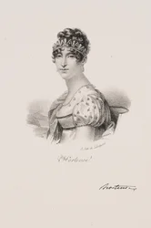 Retrato da rainha Hortense Eugénie Cécile de Beauharnais