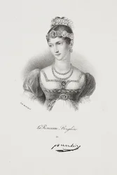 Retrato da princesa Pauline Borghese (Marie Paulette Bonaparte)