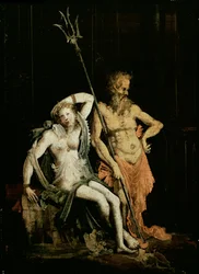 Cena do Inferno: pormenor com Hades e Perséfone, soberanos do Submundo, pormenor de 89773