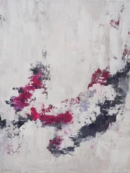 Traços contemporâneos em magenta