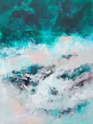 Ondas Turbulentas de Cor Teal