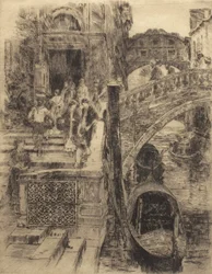 Ponte dos Suspiros, Veneza (Prancha 1)