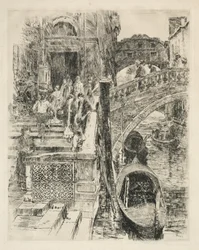 Ponte dos Suspiros, Veneza, 1883.