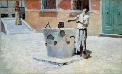 Palco italiano junto à Fonte