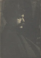 Retrato de Alfred Stieglitz, c. 1899.