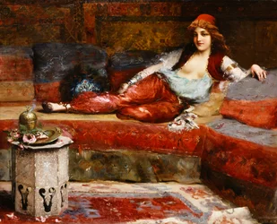 Flor Oriental, c.1890-1899 (óleo sobre tela)