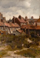 Downalong, St Ives (óleo sobre painel)