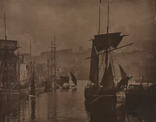 Porto de Whitby, c. 1885