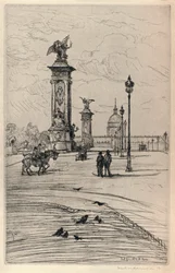 O Pont Alexandre III, 1915