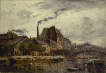 O cais de Valmy, 1905