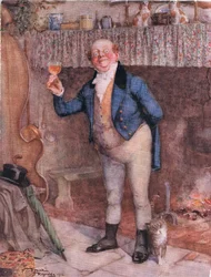 Mr Pickwick (Pickwick Papers) (litografia a cores)