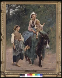 Família de camponeses italianos, data desconhecida (óleo sobre tela)