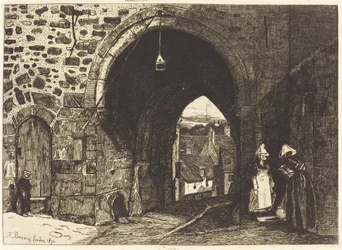 A Porte de St Malo em Dinan