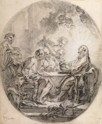 Boucher - Peregrinos de Emaús, anos 1750-1760