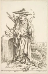 Soldado chinês, 1738-45.