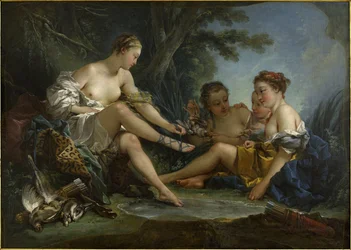 Le Repos des nymphes au retour de la chasse, também conhecido como Le Retour de chasse de Diane