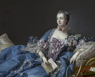 Retrato da Marquesa de Pompadour 1721-1764, ca 1758