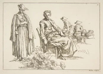 Folha de esboços, 1753.
