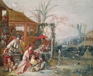 A caça chinesa, c.1742