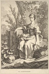 O jardineiro, 1741-63.