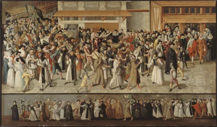 Procissão da Santa Liga nas Ruas de Paris, ca. 1590.