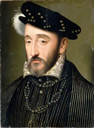 Retrato do rei Henrique II da França 1519-1559, 1547.