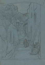 Veja uma rua em Sorrento [verso]