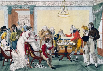 Jogo de cartas, primeiro quartel do século XIX.