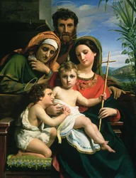 A Sagrada Família com os Santos João Baptista e Isabel, 1823