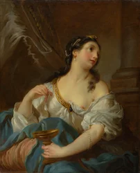 Cleópatra, cerca de 1722-1724 (óleo sobre tela)