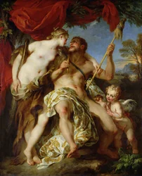 Hércules e Ônfale, 1724