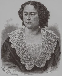 Retrato da princesa Nino Aleksandrovna Griboyedova née Chavchavadze, 1886