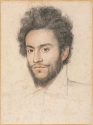 Jovem com uma barba, século XVII.