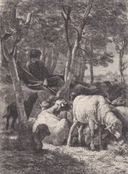 O Pastor, de Le Magasin Pittoresque, ca. 1852.