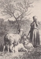 Uma Pastora, c. 1852.