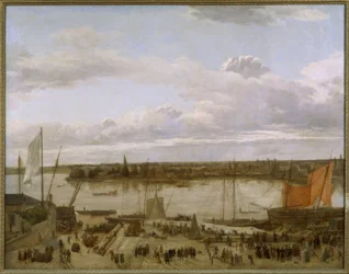 Vista do porto de Nantes