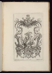 Cártula com Troféu Armorial, Livre d