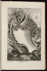 Cártula com Cornucópia e Sol, Livre de Cártulas Irréguliers (Livro das Cártulas Irregulares)