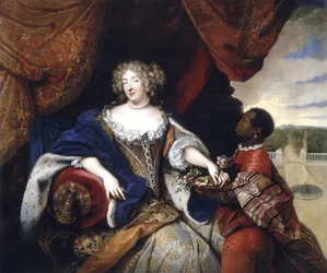 Retrato de Isabel Carlota do Palatino com a sua escrava