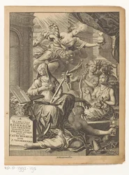 Alegoria com personificações femininas de, entre outras coisas, verdade e possivelmente virtudes e vícios
O cristão é total e inteiramente propriedade de Cristo, mostrado em LIII predições sobre o catecismo (título sobre o objecto)
Página de título para: