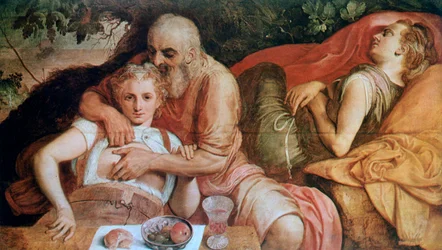 Lot e as suas filhas, cerca de 1550