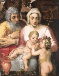 A Sagrada Família com São João Batista, 1546
