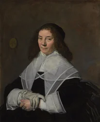 Holandês: Retrato de Dorothea Berck (1593-1684) Retrato de Dorothea Berck